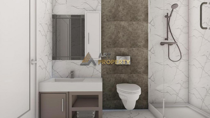 Новый инвестиционный проект рядом с морем в центре Аланьи, 46-62 м2 - Ракурс 4