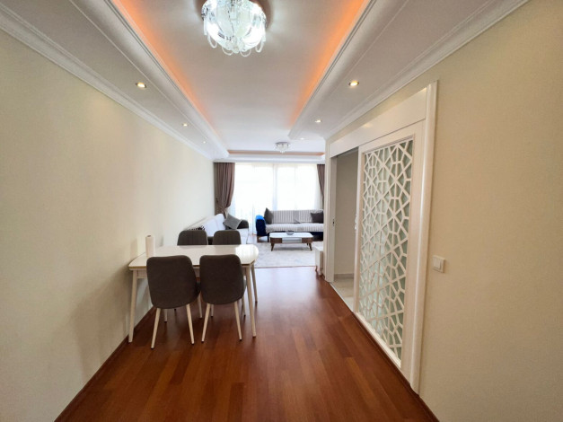 Видовая квартира планировки 3+1, 135м2 в жилом комплексе, район Махмутлар - Ракурс 2