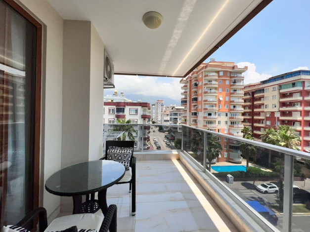 Видовая квартира планировки 3+1, 135м2 в жилом комплексе, район Махмутлар - Ракурс 6