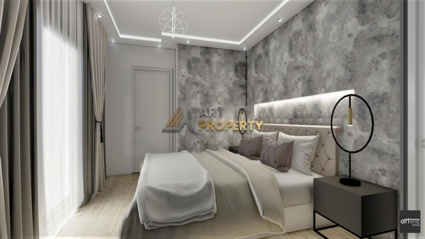 Новый инвестиционный проект рядом с морем в центре Аланьи, 46-62 м2 - Ракурс 13