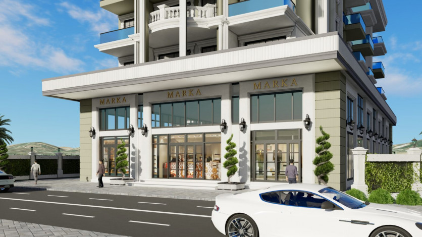 Новый инвестиционный проект с квартирами 1+1, 2+1, 3+1 в районе Каргыджак - Ракурс 13