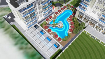 Новый инвестиционный проект с квартирами 1+1, 2+1, 3+1 в районе Каргыджак - Ракурс 16