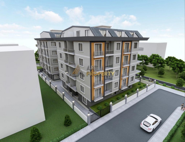 Новый инвестиционный проект рядом с морем в центре Аланьи, 46-62 м2 - Ракурс 24