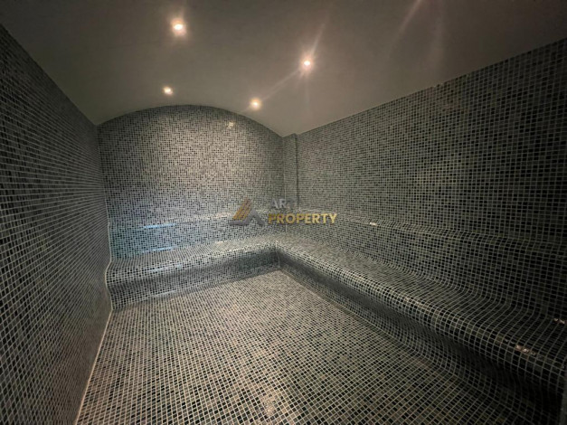 Меблированная квартира планировки 1+1, 55м2 с видом на море и крепость Алании, район Каргыджак - Ракурс 14