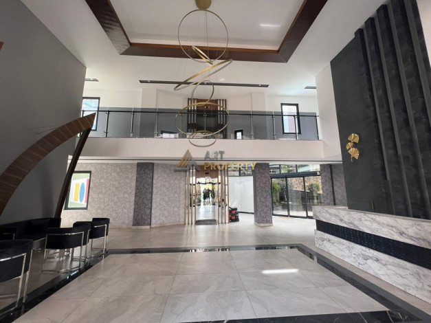 Меблированная квартира планировки 1+1, 55м2 с видом на море и крепость Алании, район Каргыджак - Ракурс 15