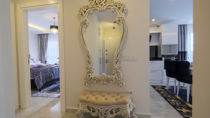 Меблированная квартира планировки 1+1, 70м2 в районе Махмутлар - Ракурс 14