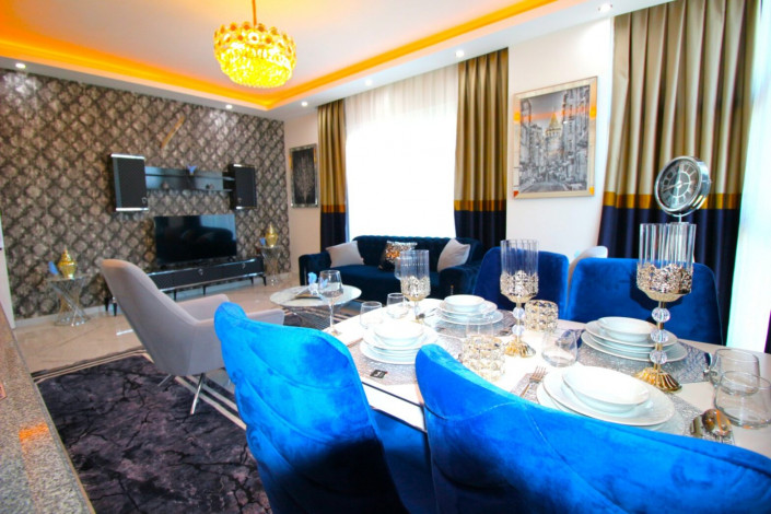 Уютный меблированный пентхаус планировки 3+1, 135м2 в районе Махмутлар - Ракурс 30