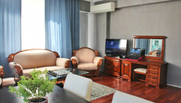 Меблированная квартира планировки 3+1, 140м2 с видом на море в районе Махмутлар - Ракурс 9