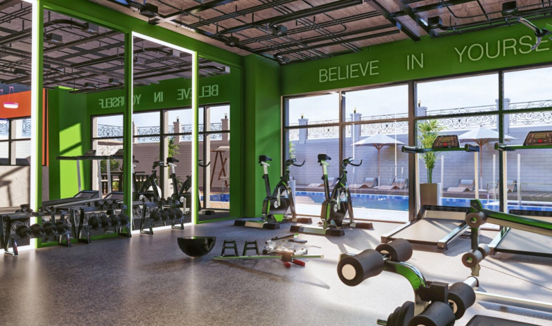 Квартира планировки 1+1, 52м2 с видом на историческое наследие, район Махмутлар - Ракурс 5