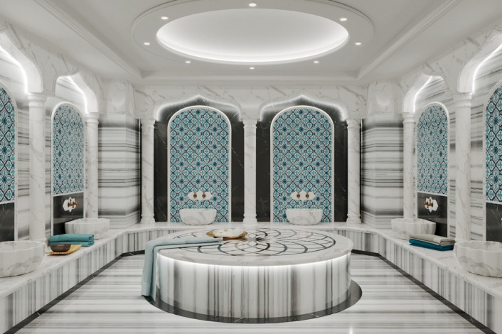 Квартира планировки 1+1, 52м2 с видом на историческое наследие, район Махмутлар - Ракурс 6