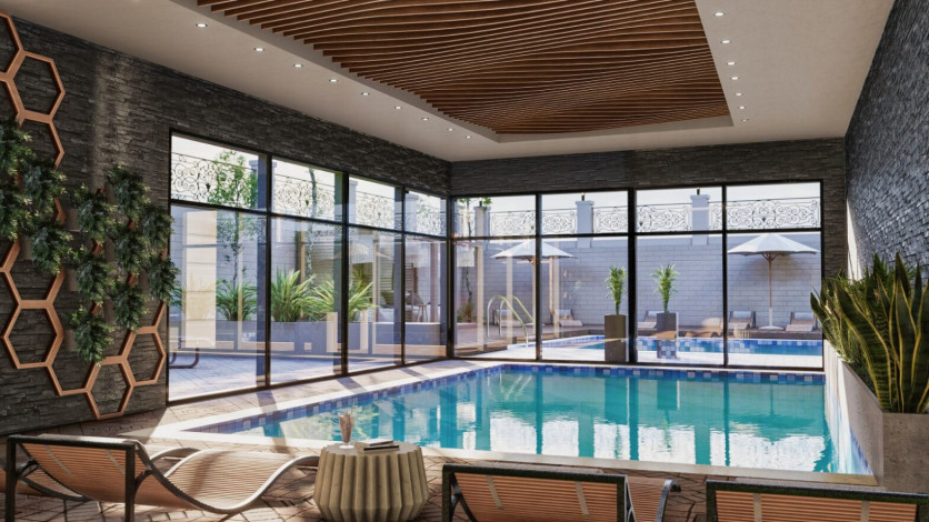 Квартира планировки 1+1, 52м2 с видом на историческое наследие, район Махмутлар - Ракурс 8