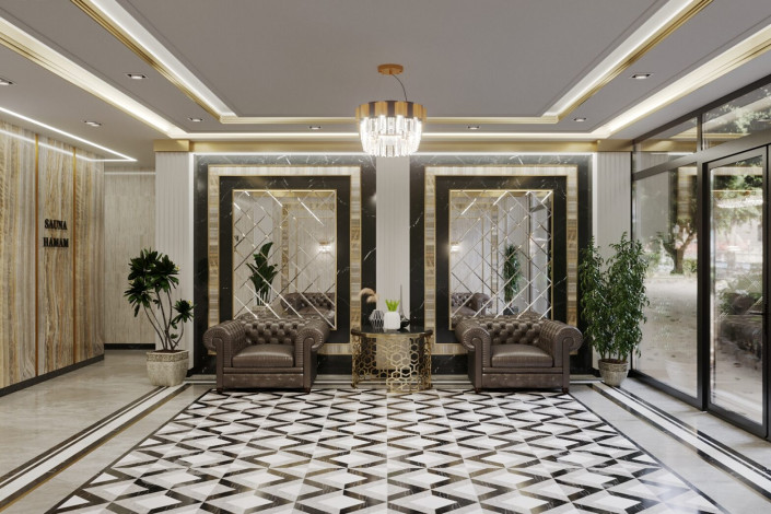 Квартира планировки 1+1, 52м2 с видом на историческое наследие, район Махмутлар - Ракурс 11