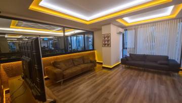Меблированная квартира планировки 1+1, 70м2 в роскошном жилом комплексе, Махмутлар - Ракурс 17