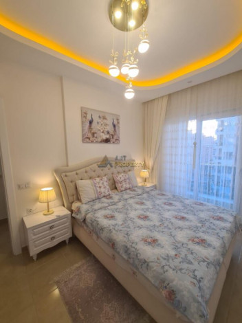 Меблированная квартира планировки 1+1, 70м2 в роскошном жилом комплексе, Махмутлар - Ракурс 43