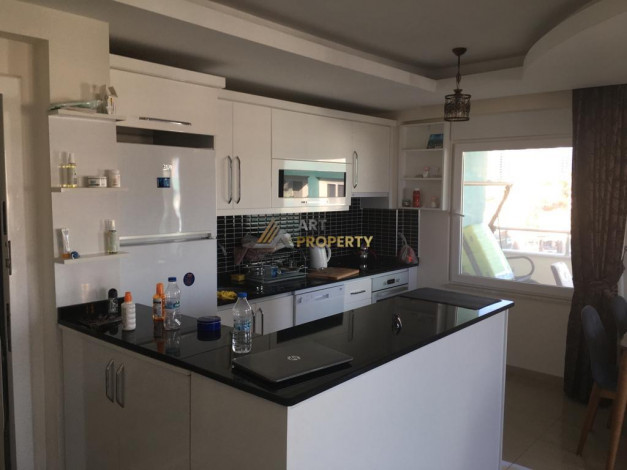 Меблированная квартира 1+1, 70м2 с видом на Средиземное море, районе Махмутлар - Ракурс 9