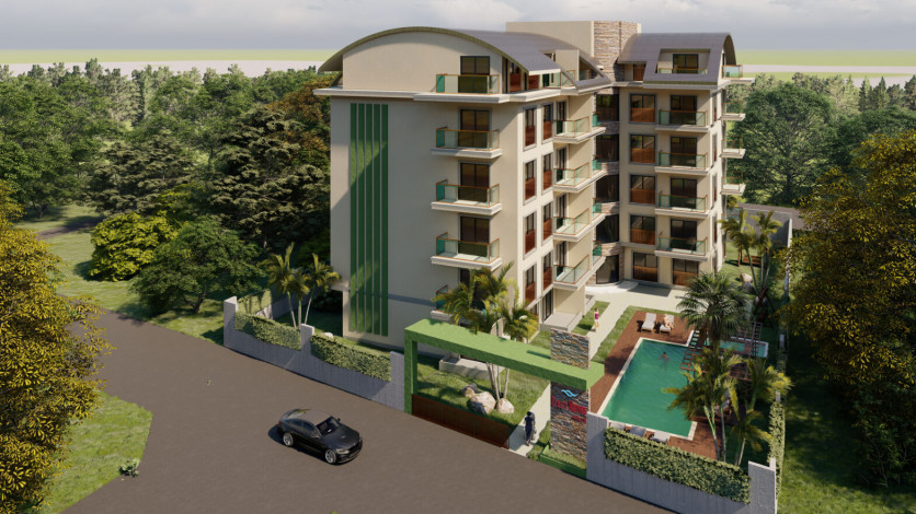 Новый проект на стадии строительства с квартирами 1+1, 2+1 в районе Паяллар - Ракурс 20