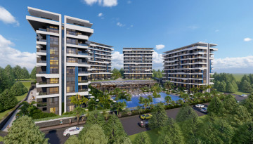 Шикарный инвестиционный проект с апартаментами 1+1, 2+1, 3+1, 4+1 и 5+1 в районе Окуджалар - Ракурс 9