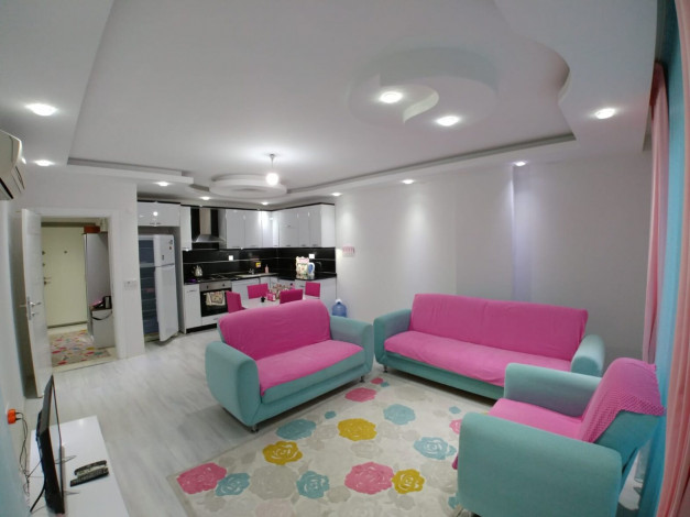 Меблированные апартаменты планировки 1+1, 65м2 в жилом комплексе, район Кестель - Ракурс 4