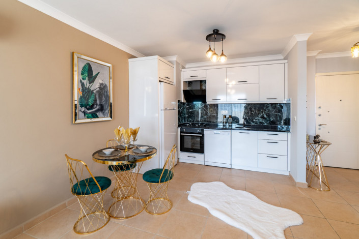 Меблированная квартира планировки 1+1, 60м2 в популярном жилом комплексе, Махмутлар - Ракурс 8