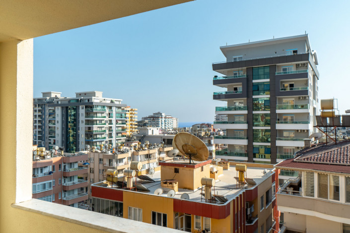 Меблированная квартира планировки 1+1, 60м2 в популярном жилом комплексе, Махмутлар - Ракурс 13