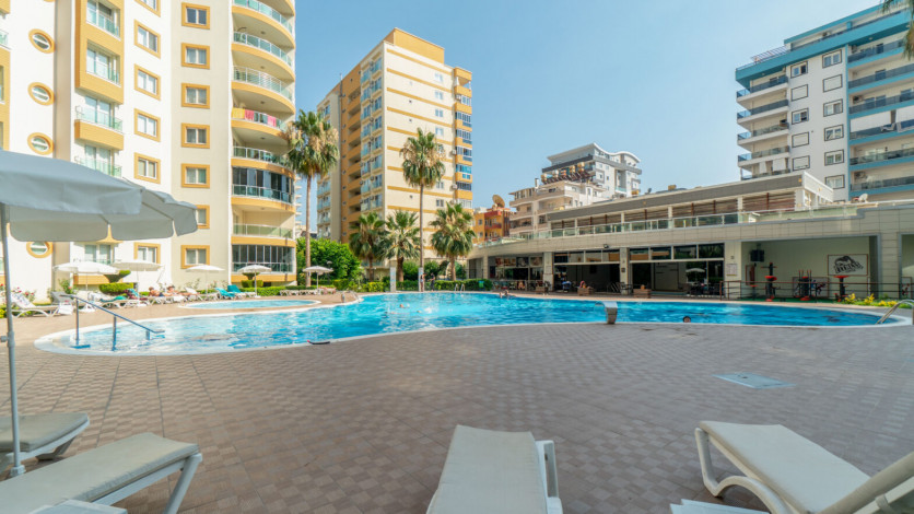 Меблированная квартира планировки 1+1, 60м2 в популярном жилом комплексе, Махмутлар - Ракурс 20