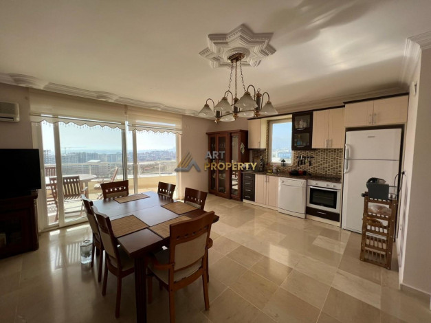 Меблированная квартира планировки 3+1, 210м2 с видом на горы в районе Махмутлар - Ракурс 27