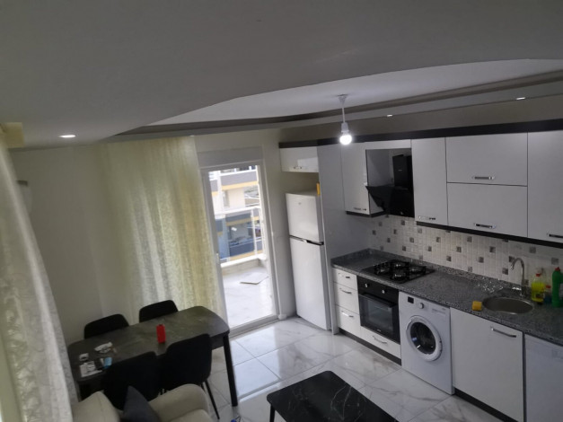 Меблированная квартира планировки 1+1, 60м2 в новом доме, район Авсаллар - Ракурс 3