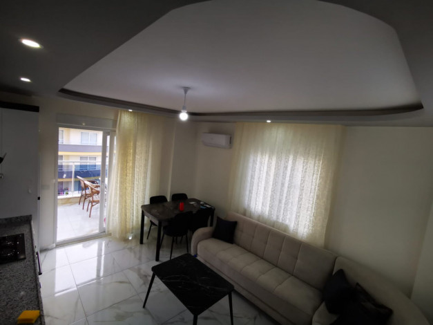 Меблированная квартира планировки 1+1, 60м2 в новом доме, район Авсаллар - Ракурс 17