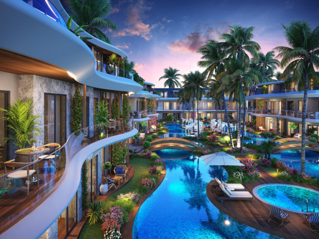 Элитный проект с апартаментами 1+1, 2+1, 4+1  на побережье Средиземного моря, район Авсаллар - Ракурс 20