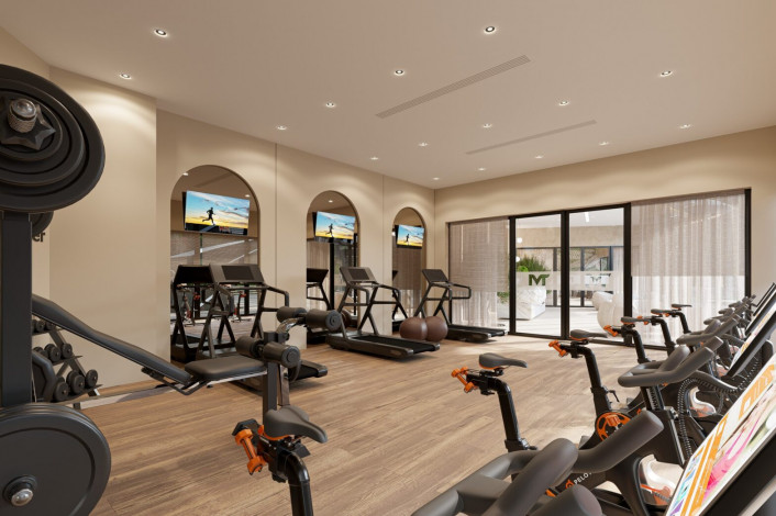 Элитный проект с апартаментами 1+1, 2+1, 4+1  на побережье Средиземного моря, район Авсаллар - Ракурс 25