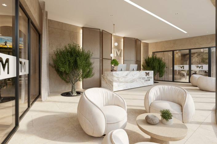 Элитный проект с апартаментами 1+1, 2+1, 4+1  на побережье Средиземного моря, район Авсаллар - Ракурс 26