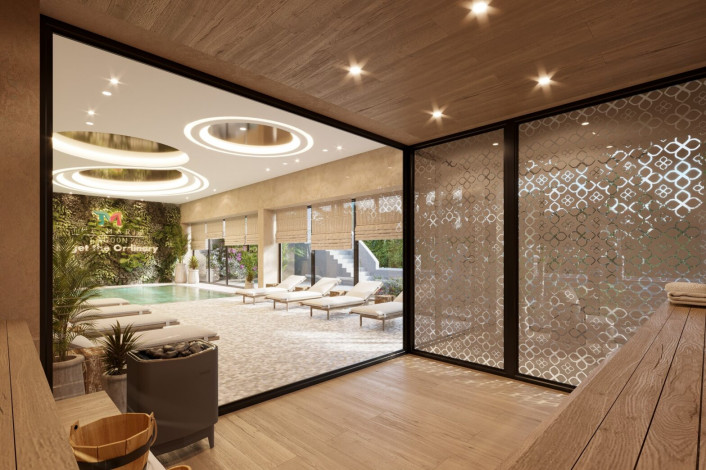 Элитный проект с апартаментами 1+1, 2+1, 4+1  на побережье Средиземного моря, район Авсаллар - Ракурс 30