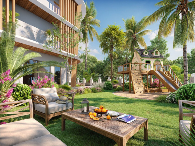 Элитный проект с апартаментами 1+1, 2+1, 4+1  на побережье Средиземного моря, район Авсаллар - Ракурс 32