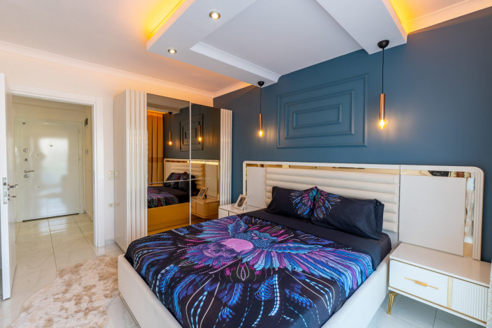 Уютная меблированная квартира планировки 1+1, 55м2 в районе Махмутлар - Ракурс 4