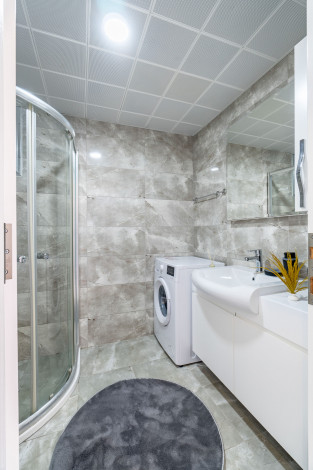 Уютная меблированная квартира планировки 1+1, 55м2 в районе Махмутлар - Ракурс 9