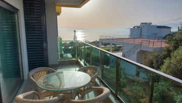 Меблированные апартаменты 1+1, 79м2 с видом на Средиземное море, район Каргыджак - Ракурс 7