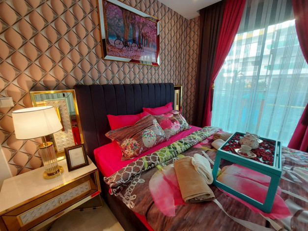 Меблированные апартаменты 1+1, 79м2 с видом на Средиземное море, район Каргыджак - Ракурс 16