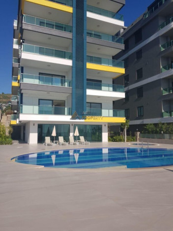 Меблированные апартаменты 1+1, 79м2 с видом на Средиземное море, район Каргыджак - Ракурс 20