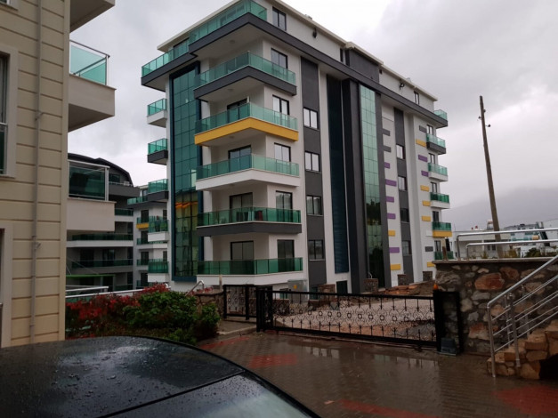 Меблированные апартаменты 1+1, 79м2 с видом на Средиземное море, район Каргыджак - Ракурс 23