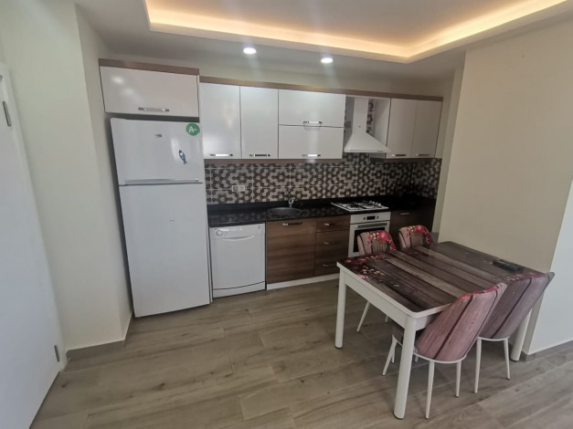 Уютная квартира планировки 1+1, 48м2 с видом на море, район Махмутлар - Ракурс 2