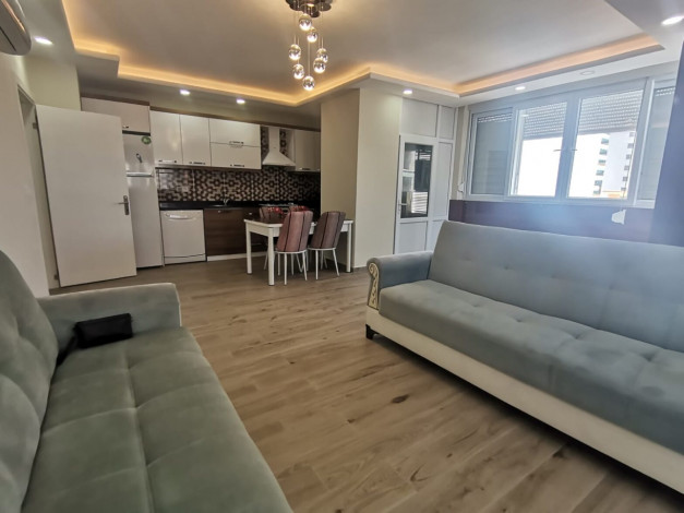 Уютная квартира планировки 1+1, 48м2 с видом на море, район Махмутлар - Ракурс 25