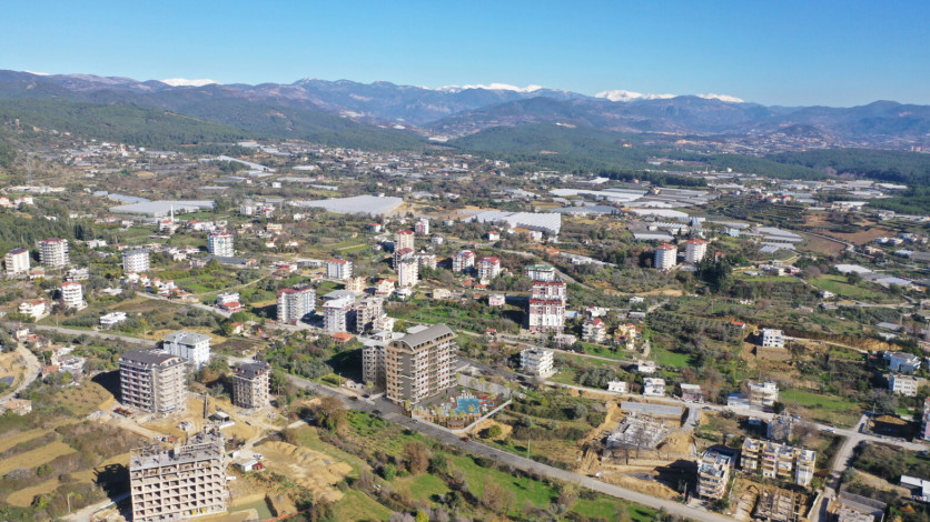 Новый проект с апартаментами планировки 1+1 и 5+1 в районе Авсаллар - Ракурс 4