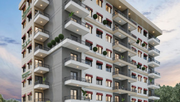 Новый проект с апартаментами планировки 1+1 и 5+1 в районе Авсаллар - Ракурс 13