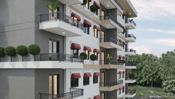Новый проект с апартаментами планировки 1+1 и 5+1 в районе Авсаллар - Ракурс 15