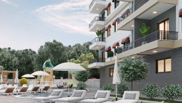 Новый проект с апартаментами планировки 1+1 и 5+1 в районе Авсаллар - Ракурс 16