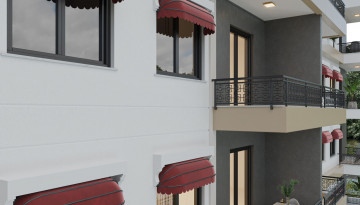 Новый проект с апартаментами планировки 1+1 и 5+1 в районе Авсаллар - Ракурс 17