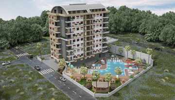 Новый проект с апартаментами планировки 1+1 и 5+1 в районе Авсаллар - Ракурс 19