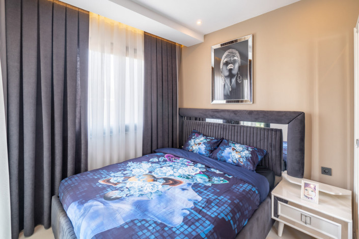 Меблированная квартира планировки 1+1, 50м2 в новом доме, район Махмутлар - Ракурс 25