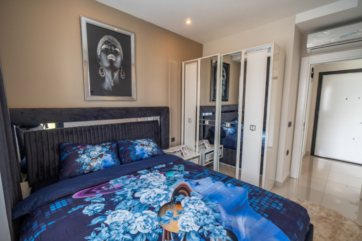 Меблированная квартира планировки 1+1, 50м2 в новом доме, район Махмутлар - Ракурс 26