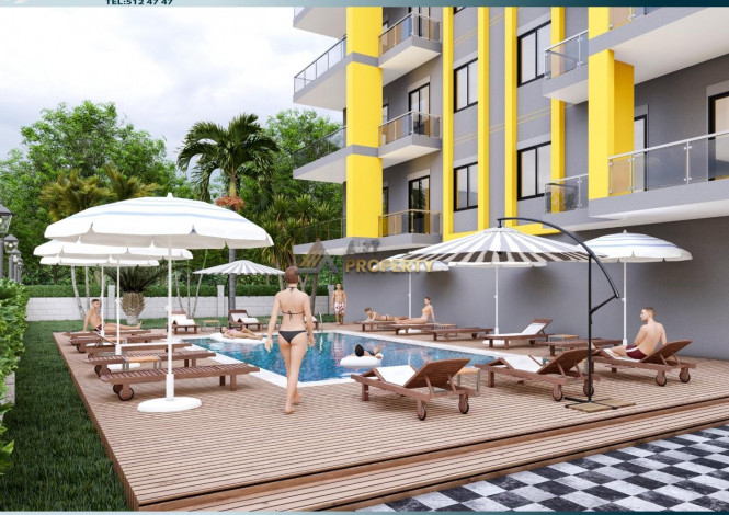 Квартира планировки 3+1, 102 м2 в новом жилом комплексе, район Авсаллар - Ракурс 5